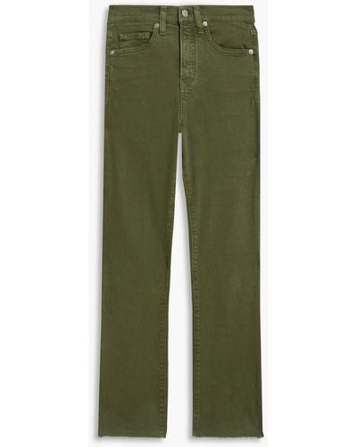 Veronica Beard Carly High-rise Skinny Jeans - Green
