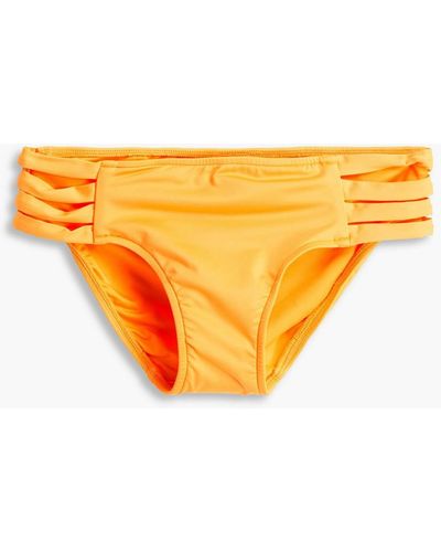 Seafolly Mid-rise Bikini Briefs - Orange