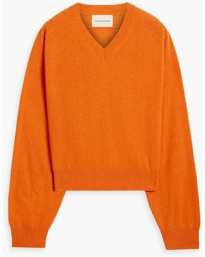 Loulou Studio Emsalo Cashmere Sweater - Orange