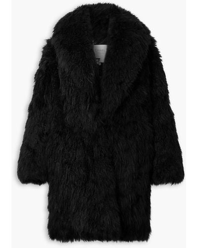 Michael Kors Sequin-lined Cashmere Coat - Black