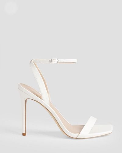 Sam Edelman Orchid Leather Sandals - White