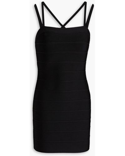 Hervé Léger Bandage Mini Dress - Black