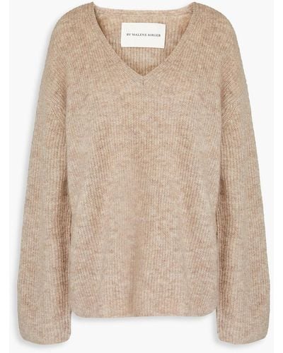 By Malene Birger Dipoma Brushed Knitted Jumper - Natural