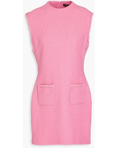 Maje Tweed Mini Dress - Pink