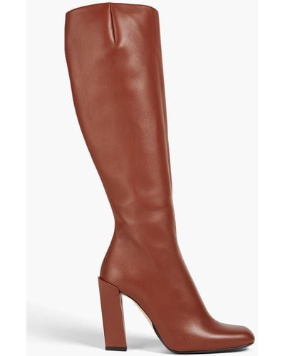Victoria Beckham Leather Boots - Brown