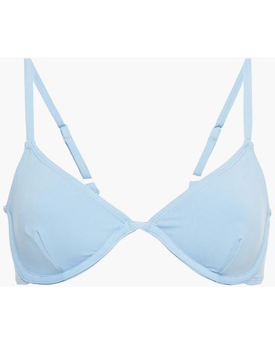 Onia Anna Underwired Bikini Top - Blue