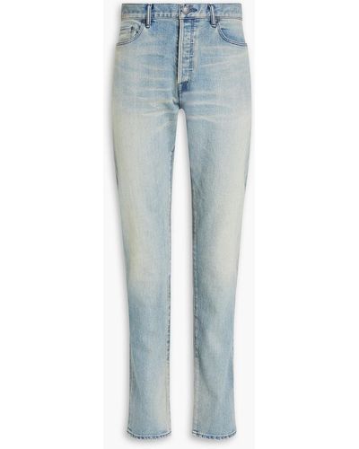 John Elliott Jeans aus denim mit sitzfalten - Blau