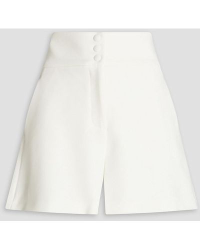RED Valentino Crepe Shorts - White