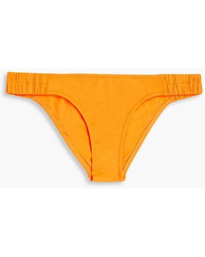 Melissa Odabash Tief sitzendes bikini-höschen mit raffungen - Orange