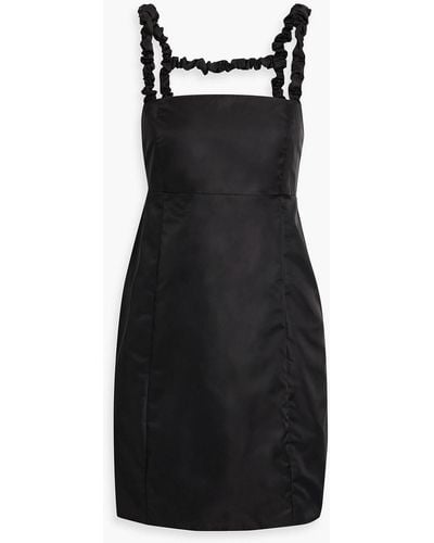 Ganni Shell Mini Dress - Black