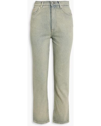 IRO Dainez High-rise Straight-leg Jeans - Green