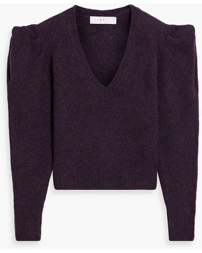 IRO Over Brushed Wool-blend Sweater - Blue