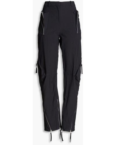 Jacquemus Buckled Stretch-twill Cargo Trousers - Blue