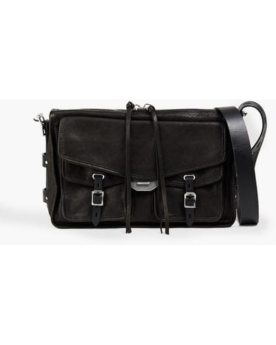 Rag & Bone Studded Leather Shoulder Bag - Black
