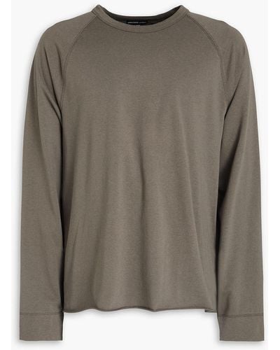 James Perse Sweatshirt aus baumwollfrottee - Braun