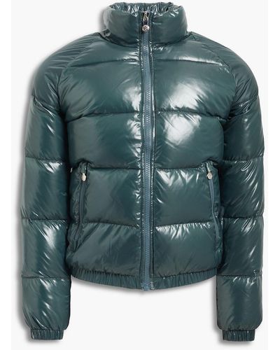 Pyrenex Appliquéd Quilted Shell Down Jacket - Green