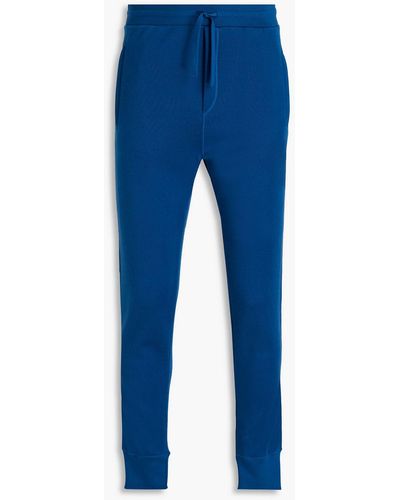 Dolce & Gabbana Track pants mit schmalem bein aus einer kaschmirmischung - Blau