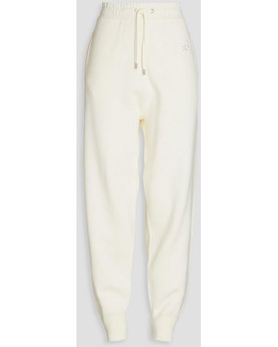 Sandro Knitted Track Trousers - White