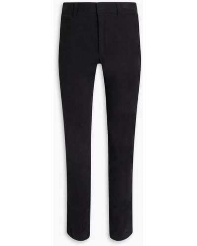 James Perse Stretch-cotton Twill Chinos - Black
