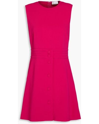 RED Valentino Stretch-crepe Mini Dress - Pink