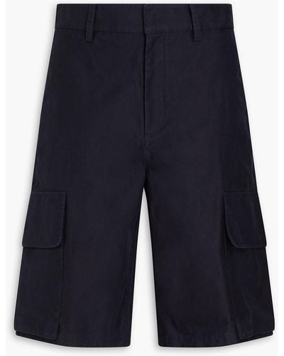 Jil Sander Cotton-twill Cargo Shorts - Blue