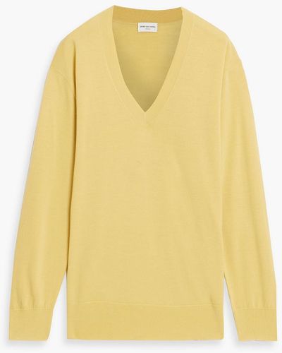 Dries Van Noten Merino Wool Sweater - Yellow