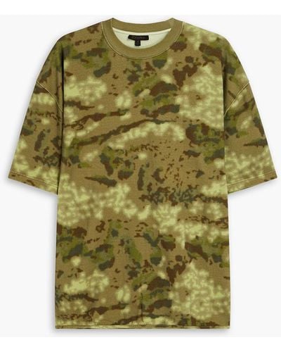 Yeezy Printed Cotton-jersey T-shirt - Green