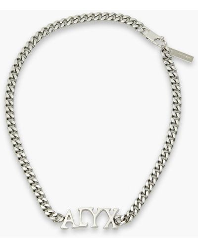 1017 ALYX 9SM Silberfarbene kette - Mettallic