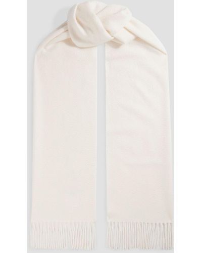 arch4 Nadia Fringed Cashmere Scarf - Natural
