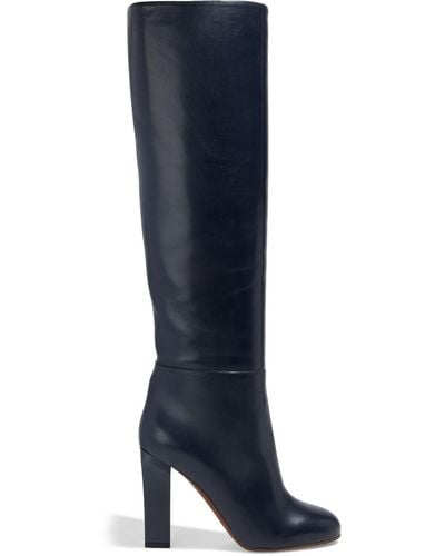 Victoria Beckham Leather Knee Boots - Blue