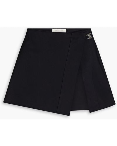 1017 ALYX 9SM Rea Stretch-jersey Mini Wrap Skirt - Black