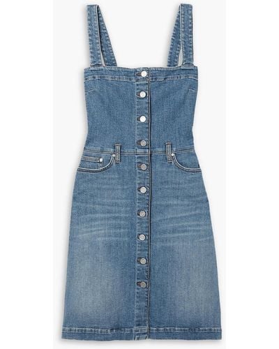 Stella McCartney Linda Denim Mini Dress - Blue