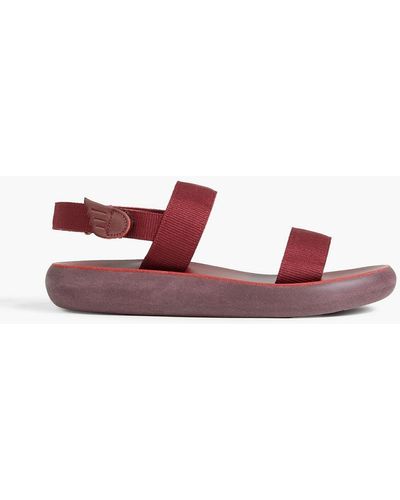 Ancient Greek Sandals Lithi Webbing Slingback Sandals - Red