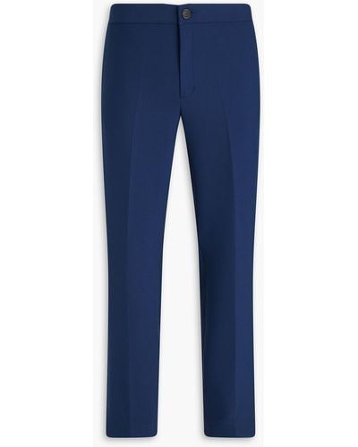 Sandro Slim-fit Woven Trousers - Blue