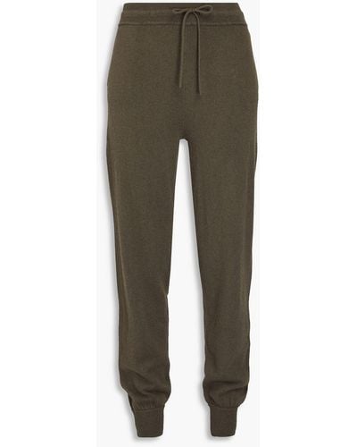Sandro Cashmere Track Trousers - Green