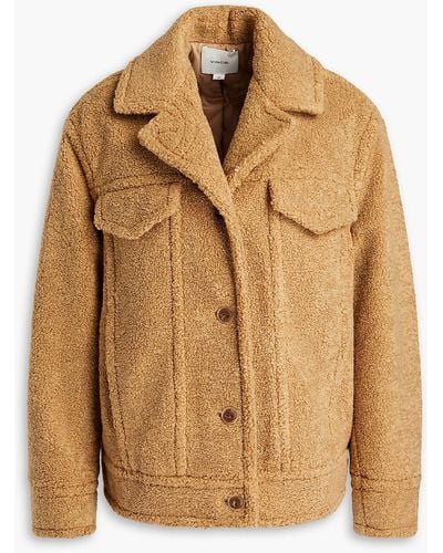 Vince Faux Shearling Jacket - Brown