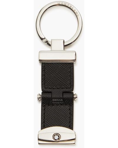 Montblanc Leather Keychain - White