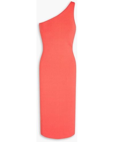 A.L.C. Colby One-shoulder Ponte Dress - Red