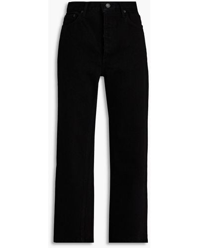 Balenciaga Halbhohe jeans mit geradem bein - Schwarz