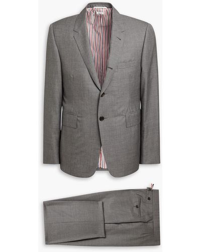 Thom Browne Anzug aus wolle - Grau