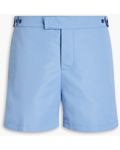 Frescobol Carioca Mid-length Swim Shorts - Blue