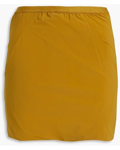 Rick Owens Layered Shell Shorts - Yellow