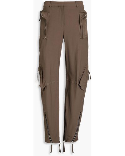 Jacquemus Papier Stretch-twill Cargo Trousers - Brown