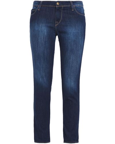 Ba&sh Rieur Cropped Low-rise Slim-leg Jeans - Blue