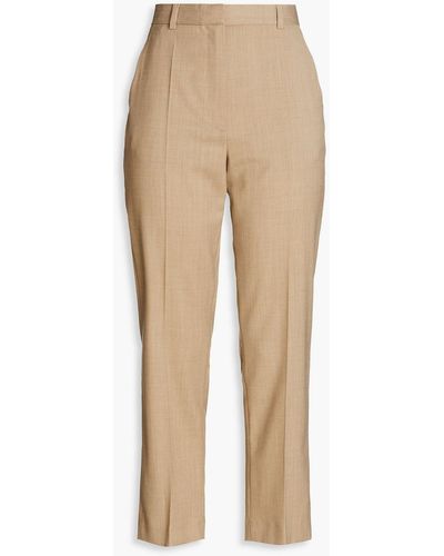 Day Birger et Mikkelsen Classic Lady Cropped Twill Straight-leg Trousers - Natural