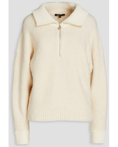 Maje Knitted Sweater - Natural