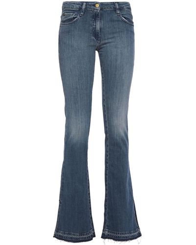 Ba&sh Faded Low-rise Flared Jeans - Blue