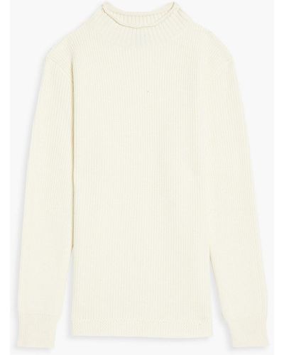 Sunspel Merino Wool Sweater - White