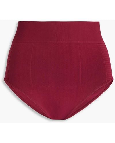 Rick Owens Stretch-knit Shorts - Red