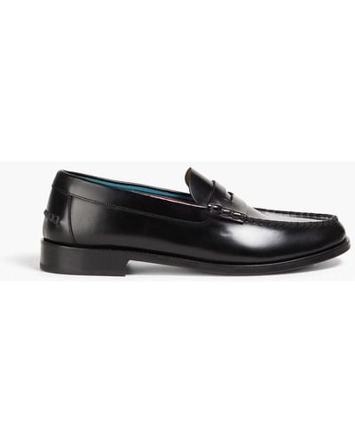 Paul Smith Lido Leather Loafers - Black